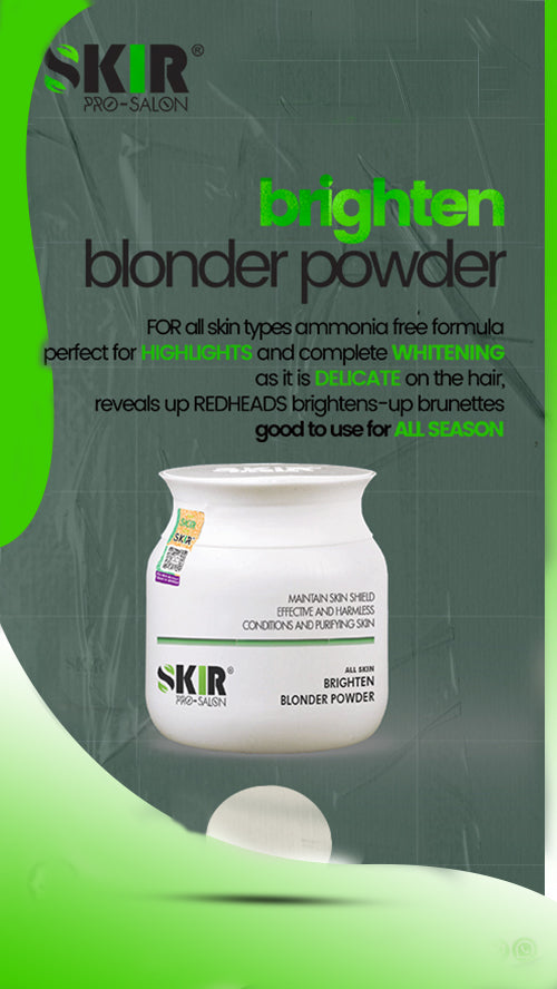 Brighten Blonder Powder 200g – Professional Hair Lightening &amp; Shine | Skir Pro Salon