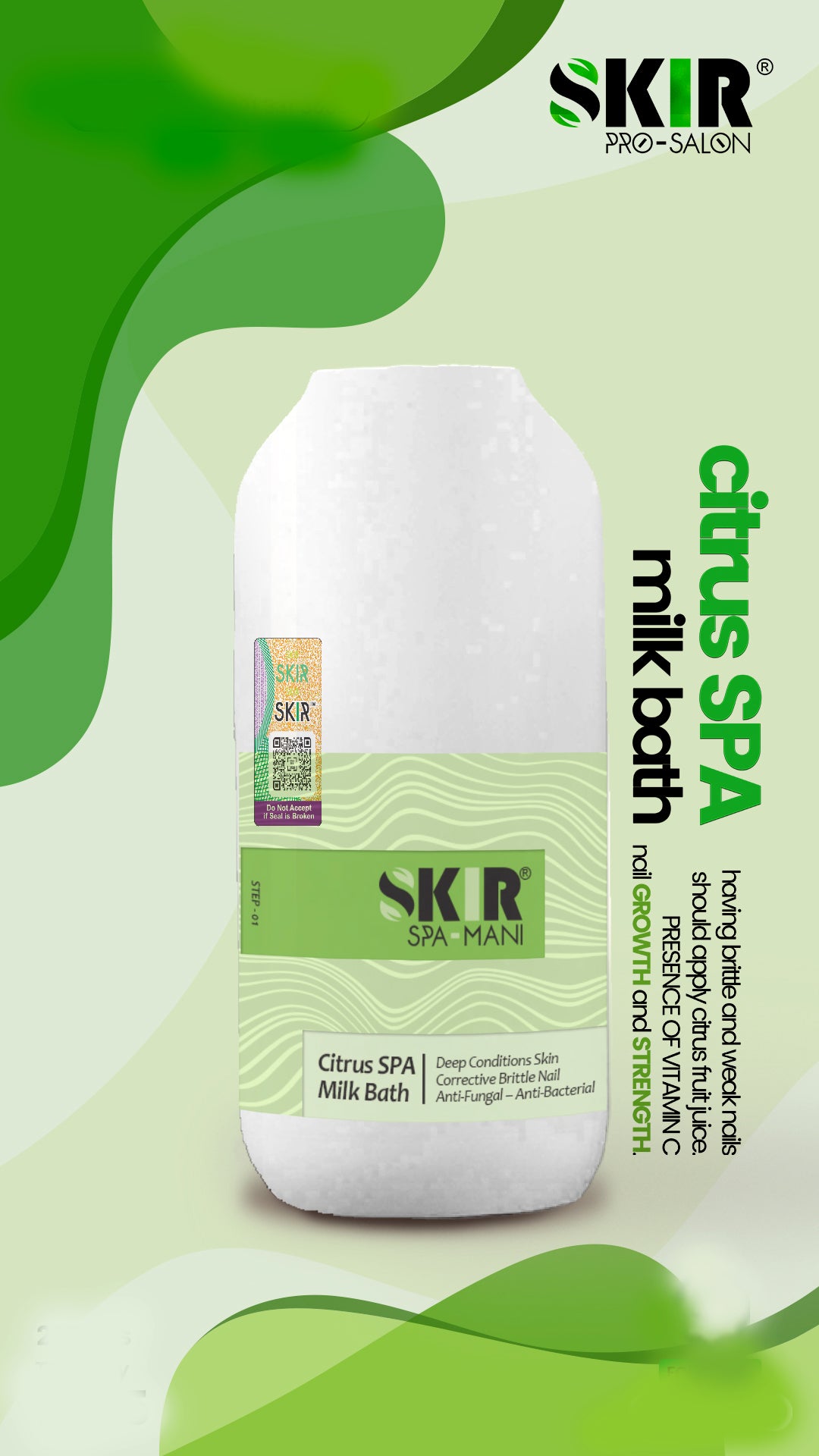 Citrus SPA Milk Bath 500 – Nourishing & Refreshing Body Treatment | Skir Pro Salon