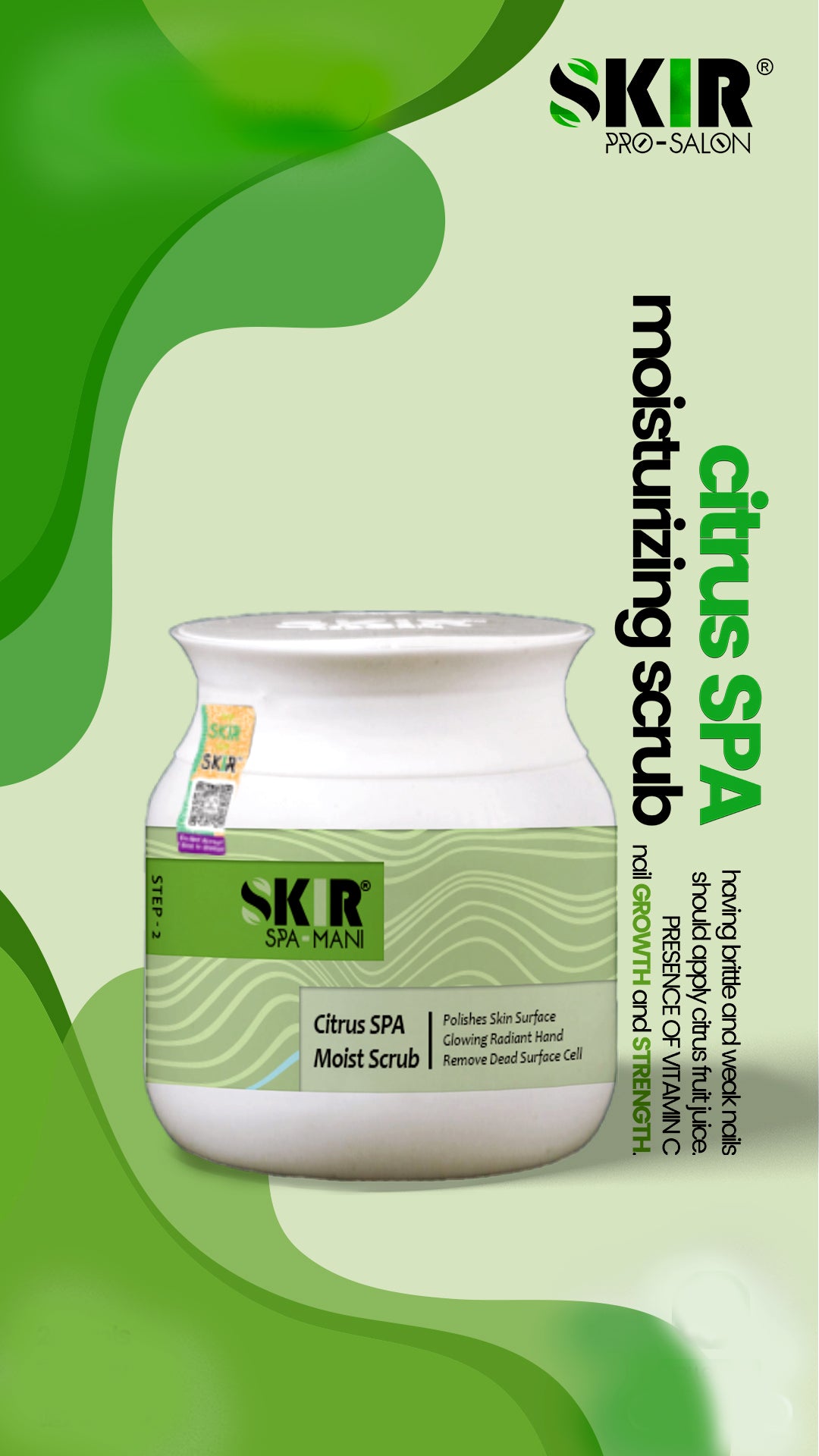 Citrus SPA Moist Scrub – Exfoliating & Hydrating Body Scrub | Skir Pro Salon