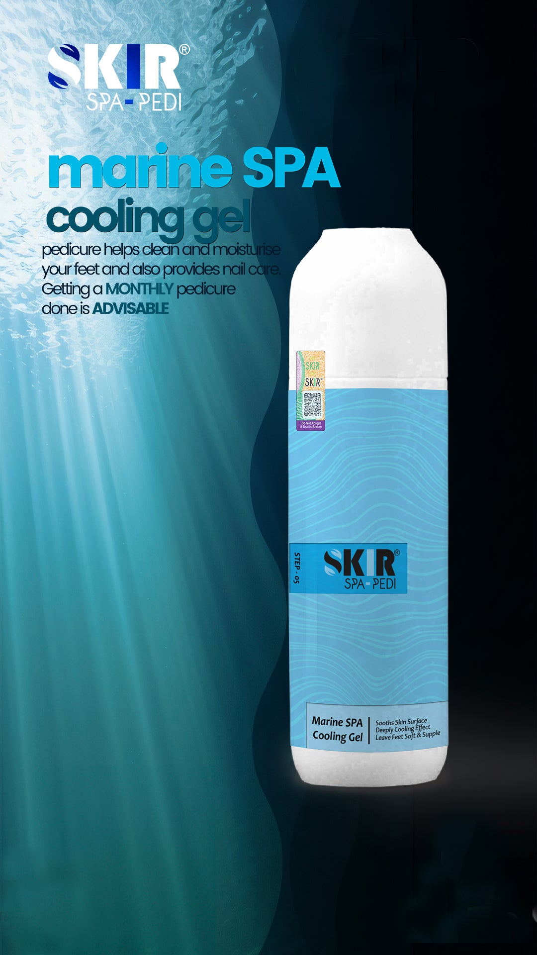 Marine SPA Cooling Gel 500 – Soothing & Hydrating Gel for Refreshing Skin | Skir Pro Salon